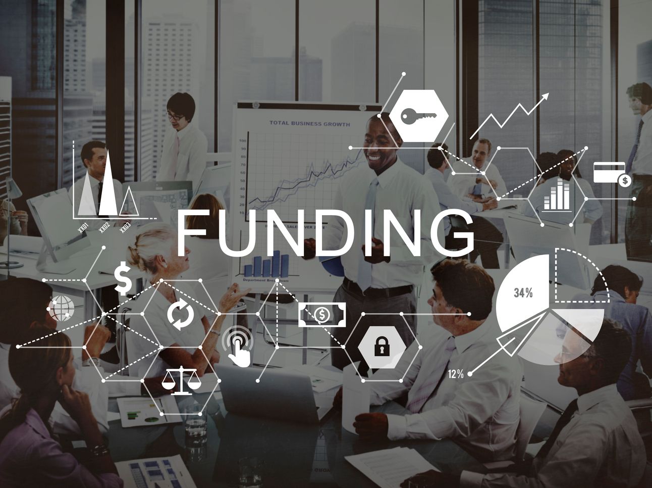 Funding invest financial money budget concept
