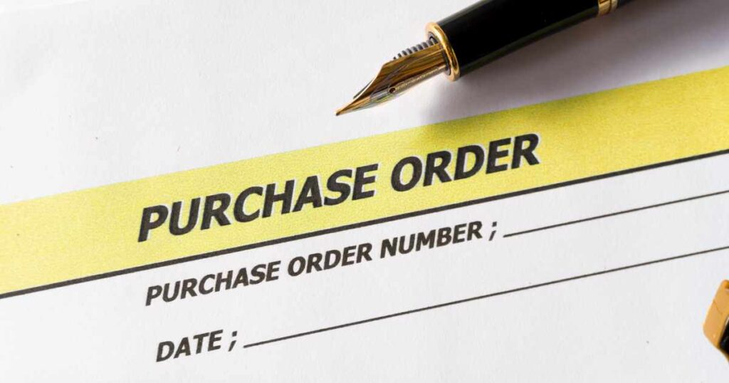 Purchase Order Funding for Tenders
