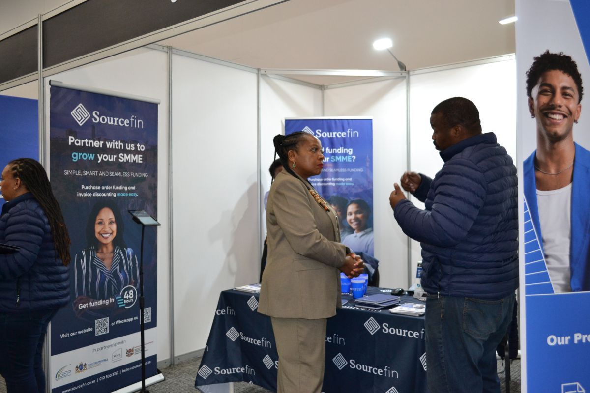 Sourcefin exhibition stand