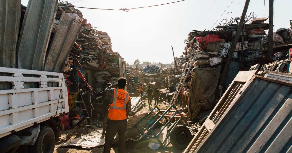 Scrap metal collection and resale