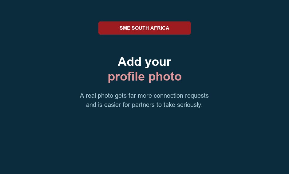 Step by step: adding your SME South Africa profile photo