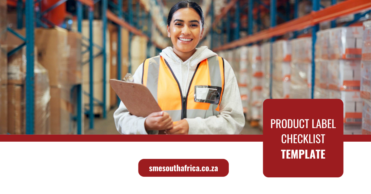 Product label checklist template 1